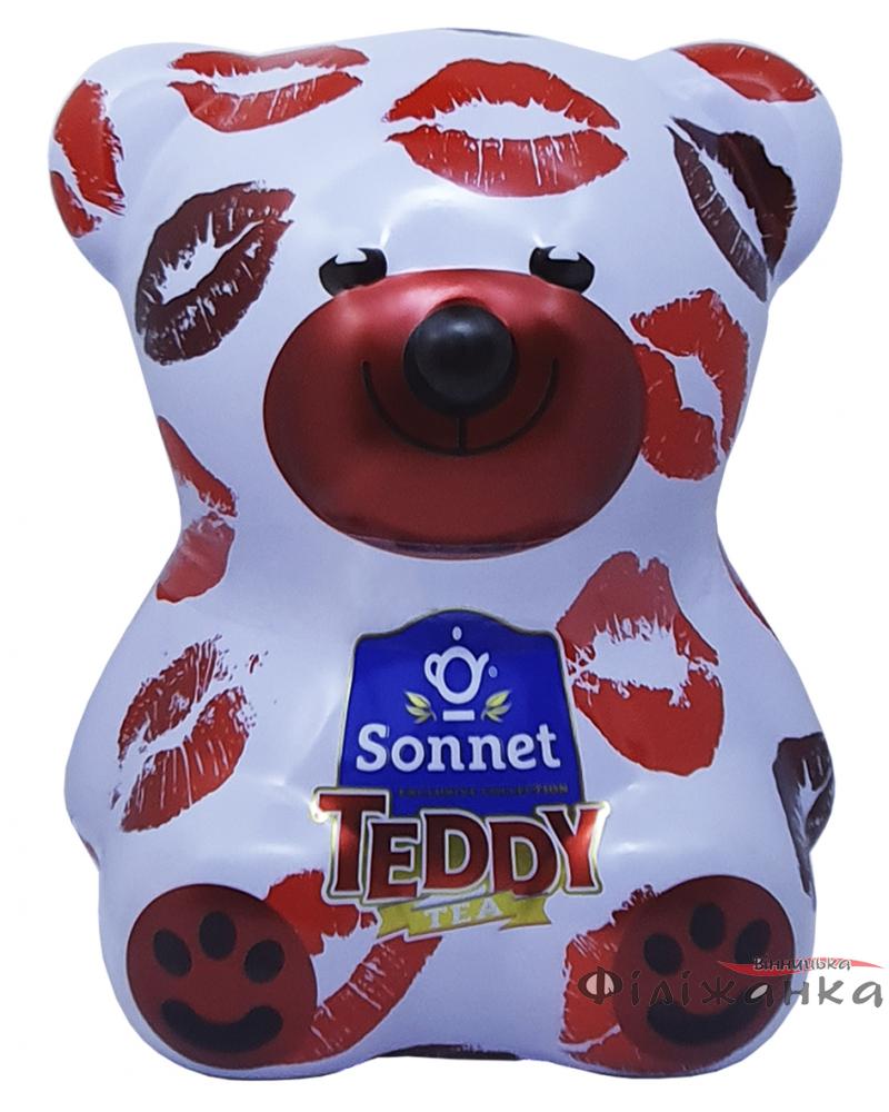 Чайный набор Sonnet Teddy Поцелуйчики 25 х 2 г в металлической банке (54533)