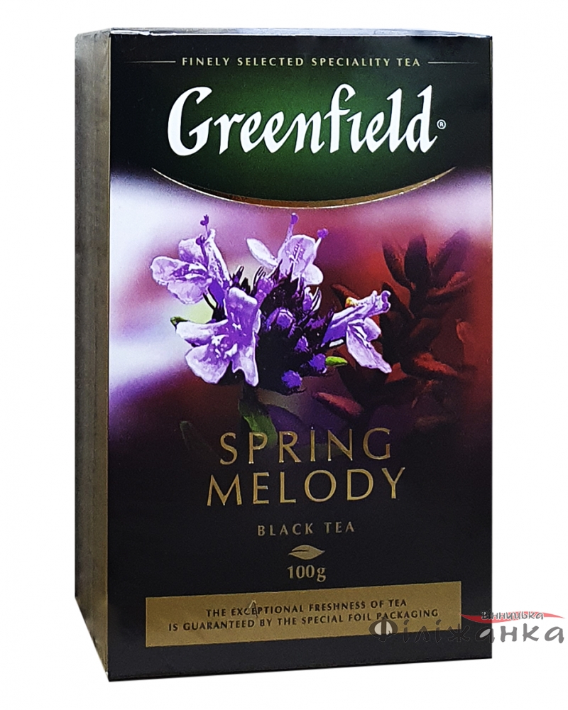 Чай Greenfield Spring Melody черный с чебрецом 100 г (681)
