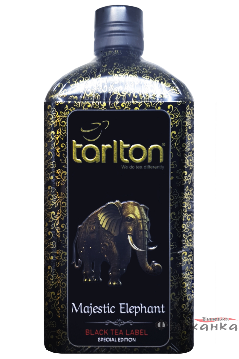 Чай Tarlton Бутилка ВЕЛИКИЙ СЛОН чорний BOP в металевій банці 150 г (51924)