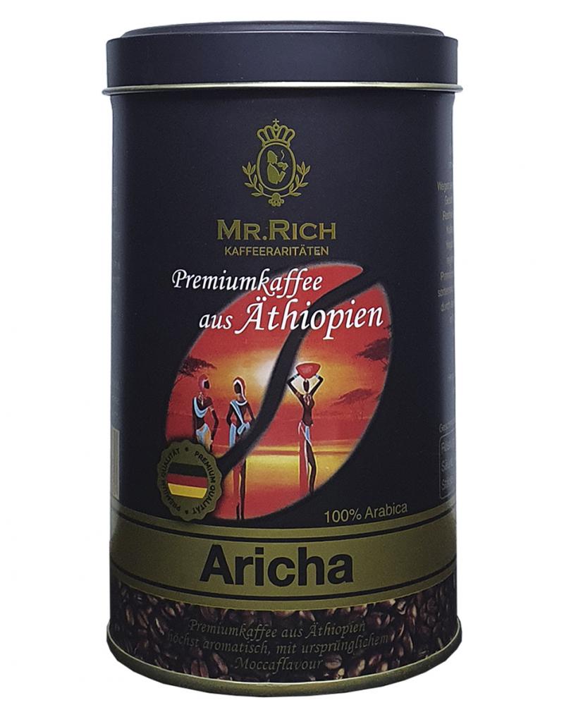 Кава Mr.Rich Aricha Premiumkaffee aus Athiopien мелена 200 г у металевій банці (53516)