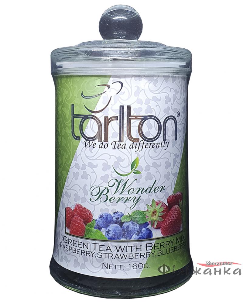 Чай зеленый с кусочками малины, черники и клубники Tarlton Wonder Berry 160 г  (53248)