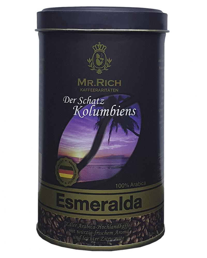 Кава Mr.Rich Esmeralda Der Shatz Kolumbiens мелена 250 г в М/Б (53515)