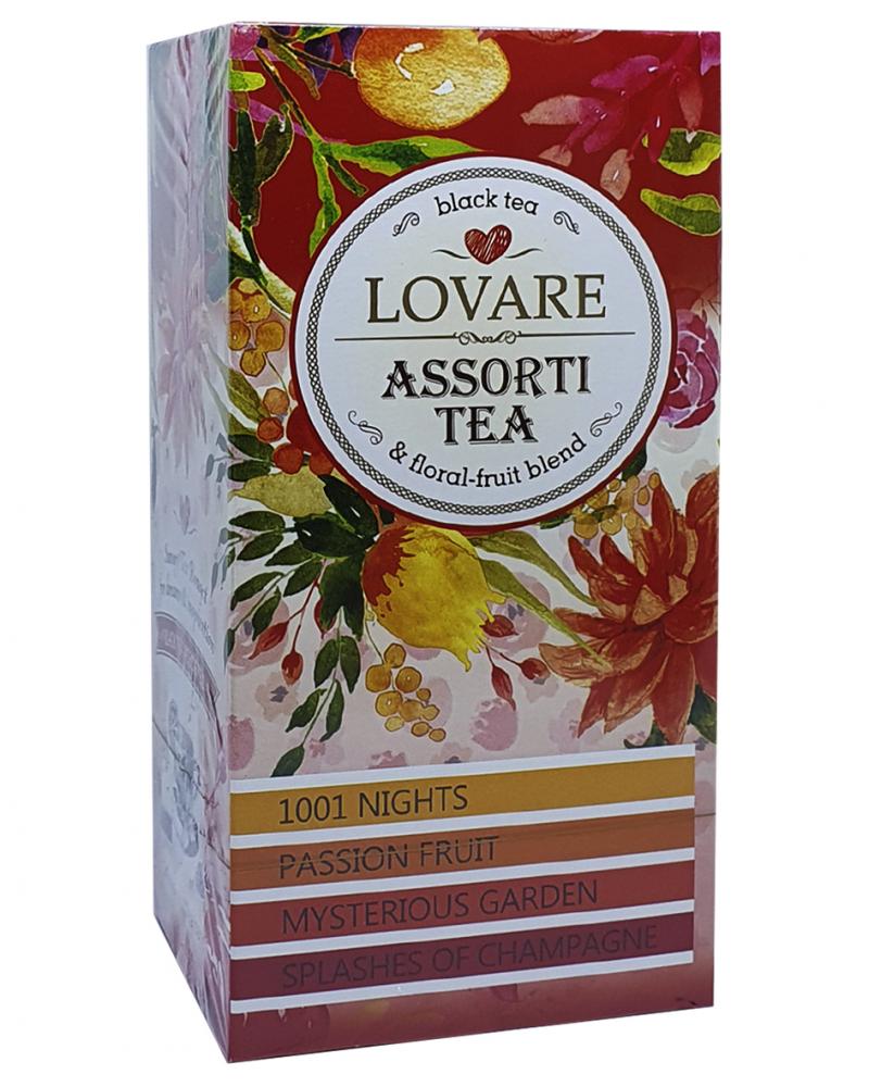 Чай Lovare Асорті чорний в пакетиках 24 шт х 2 г (1405)