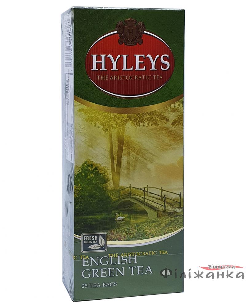 Чай зеленый в пакетиках Hyleys Английский зеленый чай  25 шт х 2 г  (663)