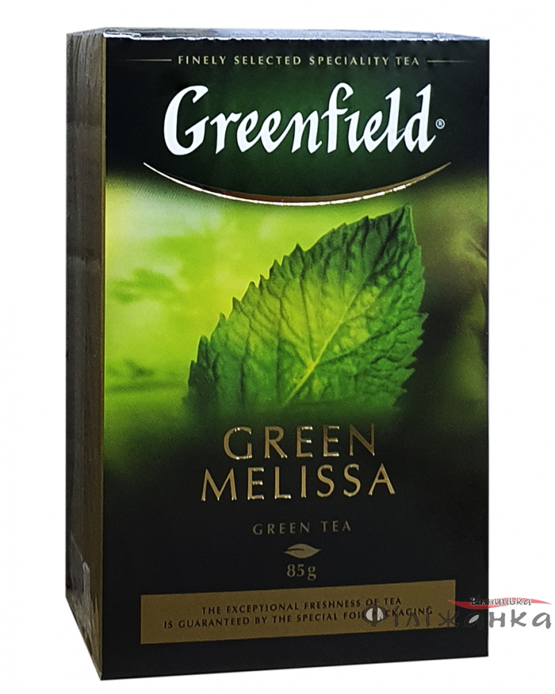 Чай Greenfield Green Melissa зеленый с мелиссой, мятой и ароматом лимона 85 г (52650)