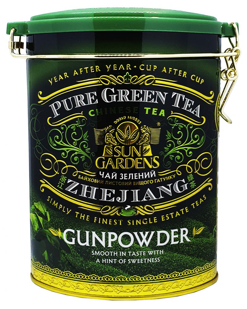 Чай Sun Gardens Gunpouder зеленый 100 г (52575)