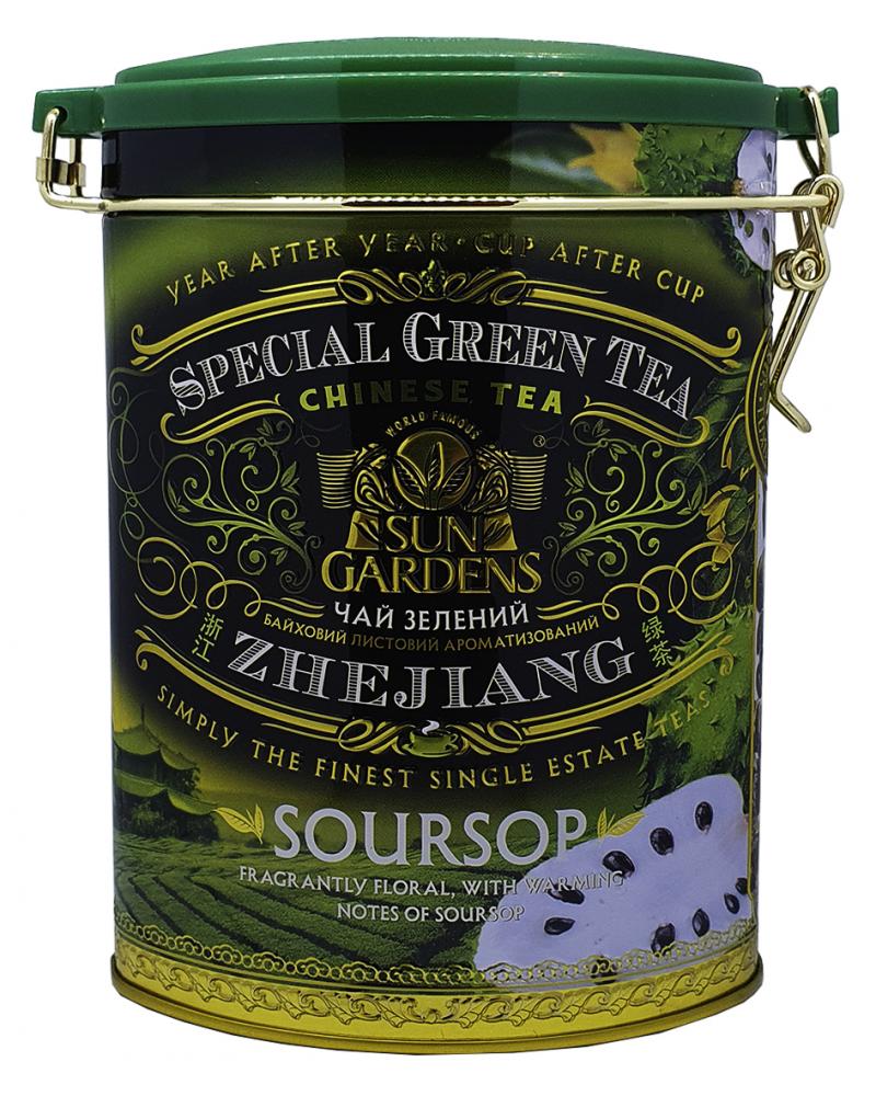 Чай Sun Gardens Soursop зеленый с саусепом 100 г (52577)