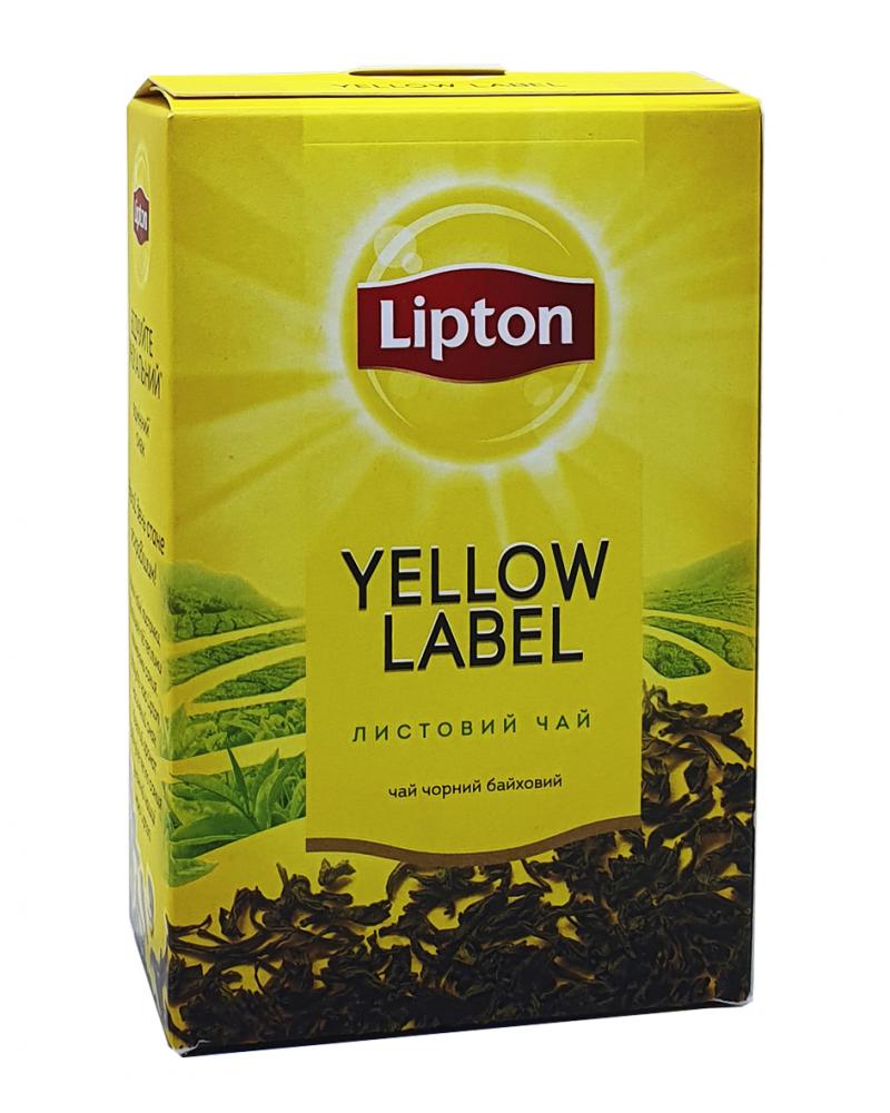 Чай Lipton Yellow Label Tea чорний 80 г (939)