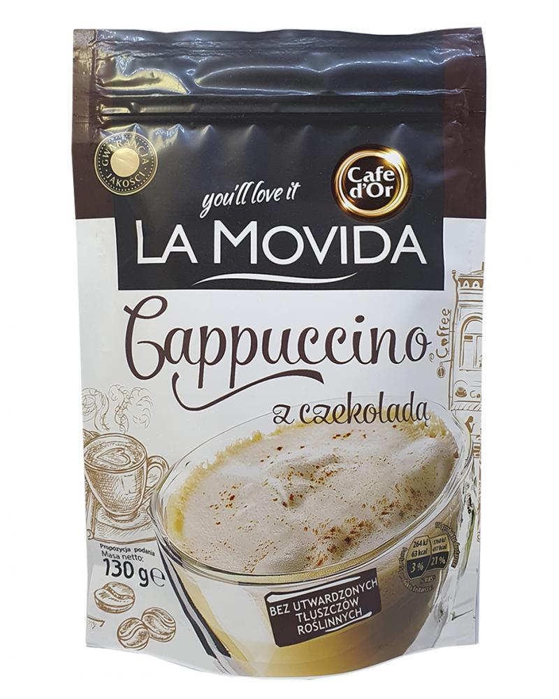 Капучино La Movida Cappuccino z Czekolada со вкусом шоколада 130 г (53822)