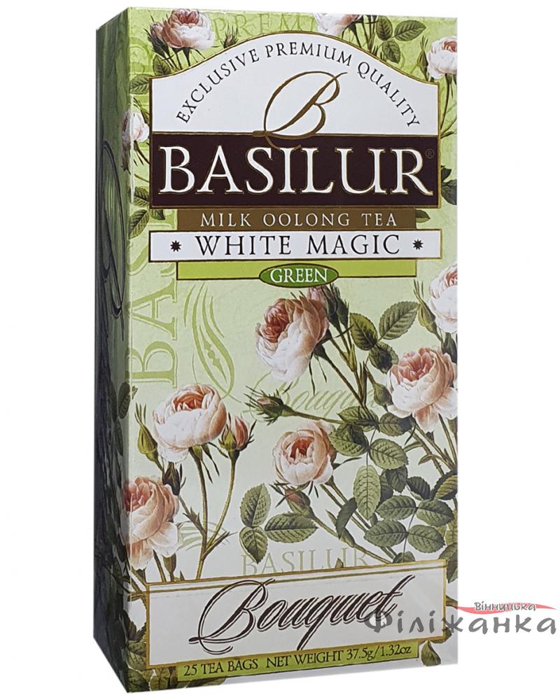 Чай Basilur зелений молочний улун White Magic 25 шт х 1,5 г (56014)
