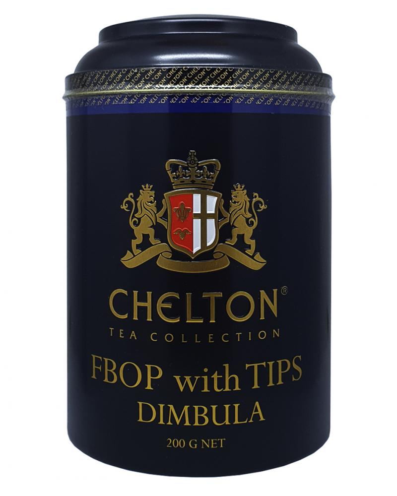 Чай Chelton Благородний Дім FBOP with Tips чорний з тіпсами 200 г в металевій банці (54488)