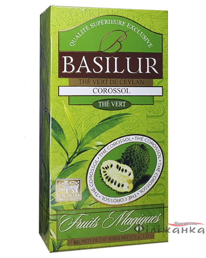 Чай Basilur зеленый Магические Фрукты Саусеп 25 шт х 1,5 г (56012)