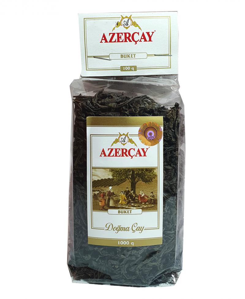 Чай Азерчай Букет черный 1 кг в мягкой упаковке (1551)