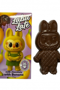 Дубайский шоколад Labubu Late c банановым кремом в ​​форме лабубу 75 г (60966)