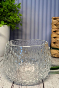 Чашка скляна Драго зелена 430 мл (60794)