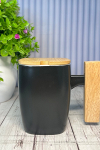 Чашка с крышкой и ложкой Мон-шер 400 мл (59605)