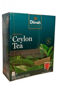 Чай Dilmah Premium Ceylon черный в пакетиках 100 шт *2 г (60535)