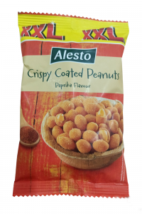 Арахис Alesto Crispy Coated Peanuts Paprika flavoured жареный со вкусом паприки XXL 250 г (58960)