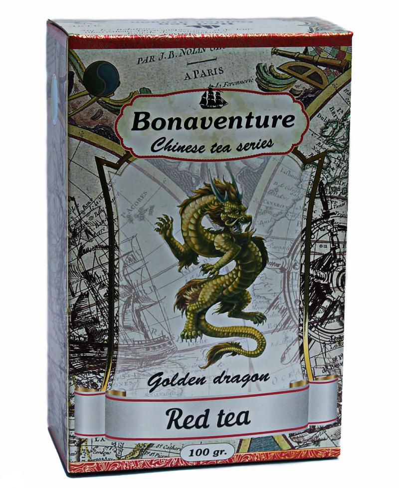 Чай Bonaventure Golden Dragon червоний крупнолистовий 100 г (52767)