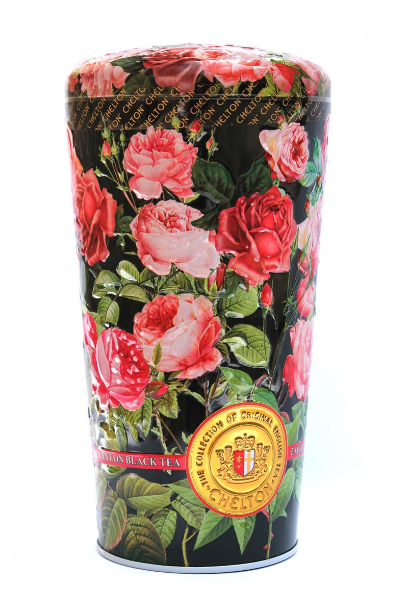 Чай Chelton "Ваза с розами" черный с лепестками цветов 100 г (53148)