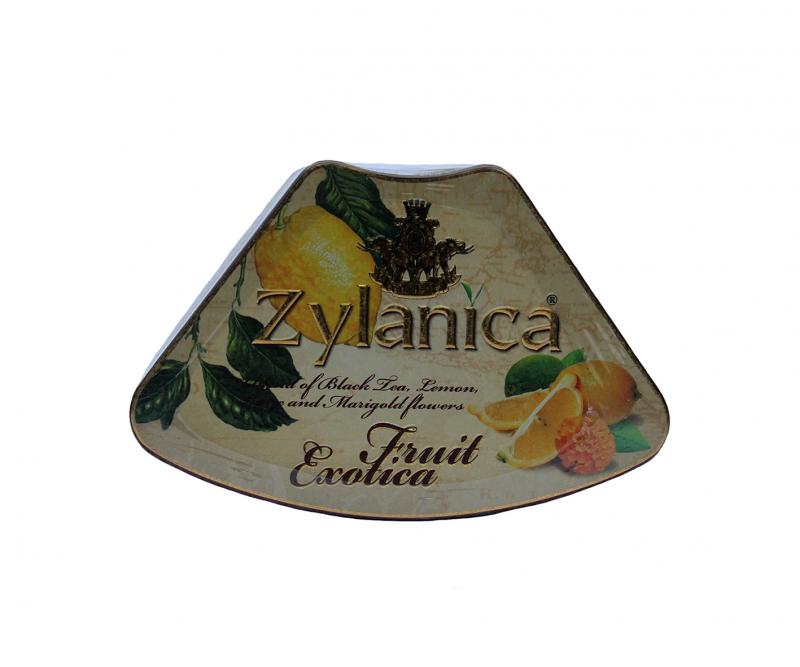 Чай черный с лимоном и лаймом Zylanica Фруктовая экзотика Лимон 100 г  (897)