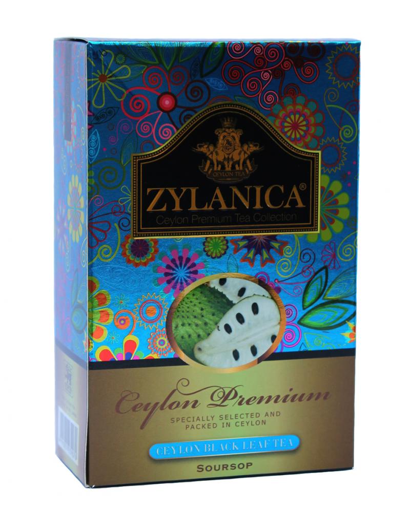 Чай чорний з ароматом саусепа  Zylanica Soursop 100 г (869)