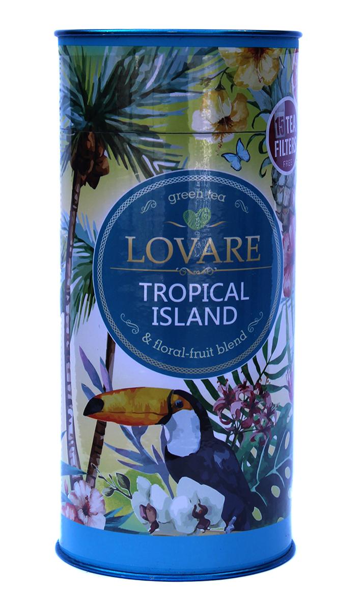 Чай Lovare Тропический остров зеленый 80 г (52421)