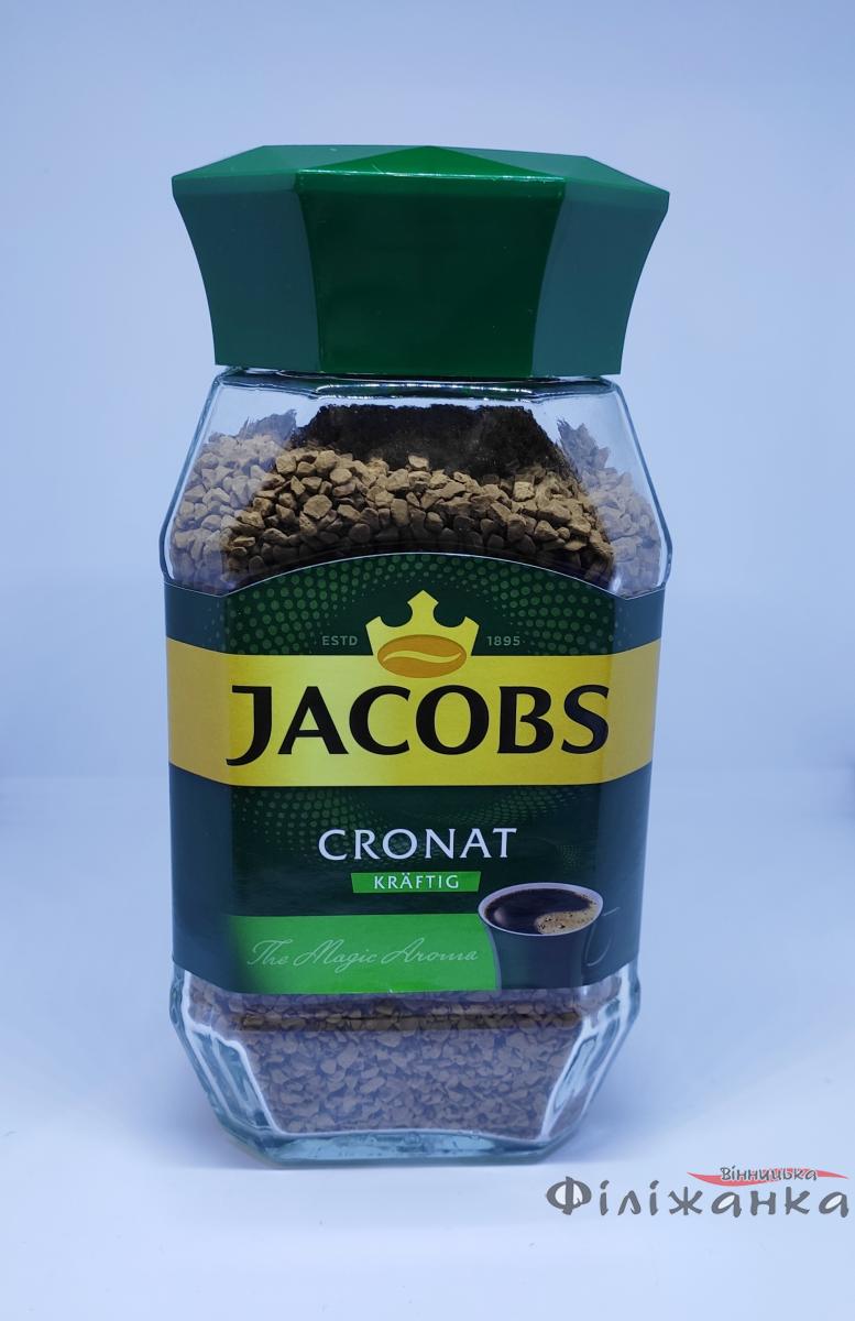 Кава Jacobs Cronat Kräftig розчинна 200 г в скляній банці (453)