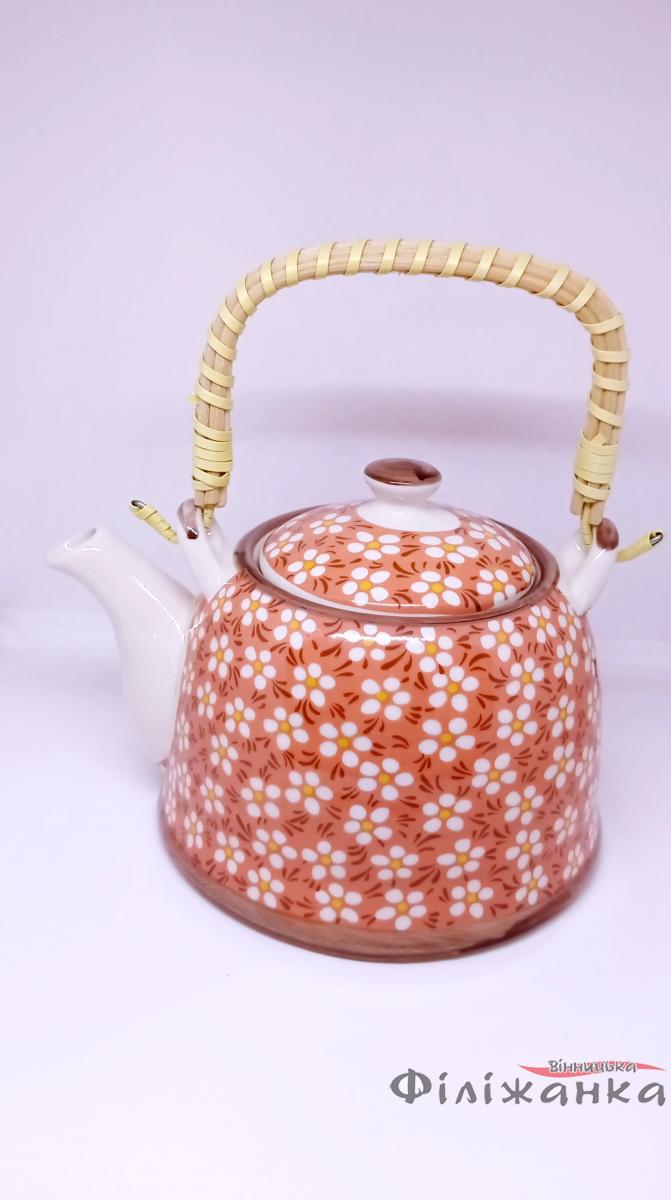 Чайник керамический с ситом "Домашний" 900 мл (1293)