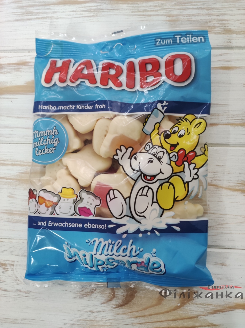 Желейные конфеты Haribo Milch Milpferde 175 г (57313)