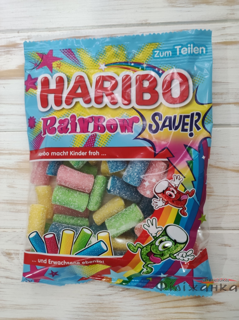 Желейні цукерки Haribo Sauer Rainbow 175г (57312)