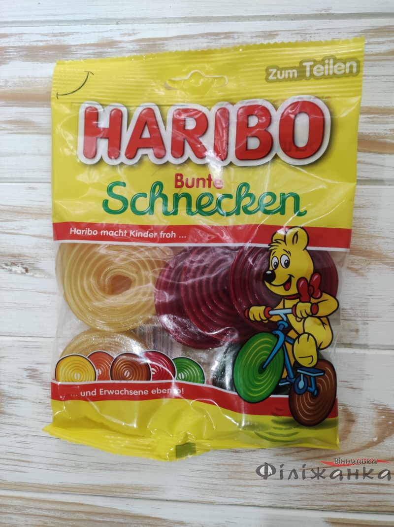Желейні цукерки Haribo Bunte Schnecken 160г (57310)
