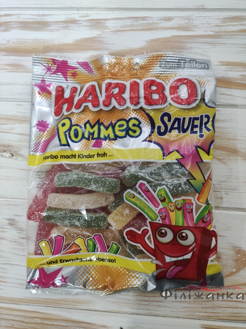 Желейні цукерки Haribo Sauer Pommes 200 г (57307)