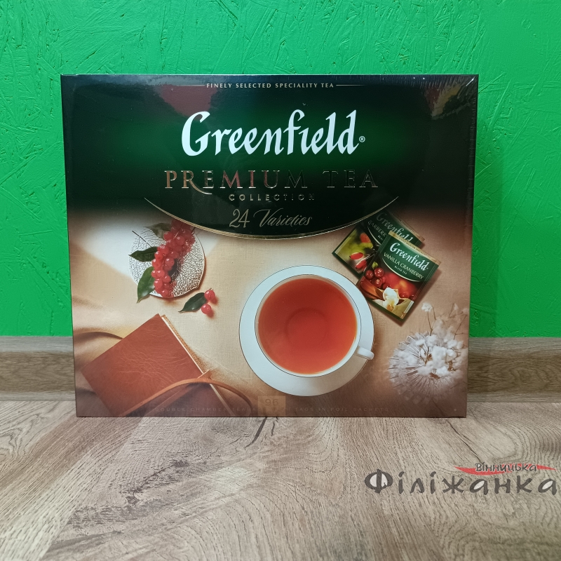 Чай Greenfield Premium Tea Collection асорті в пакетиках 24 смаки 96 шт (1444)