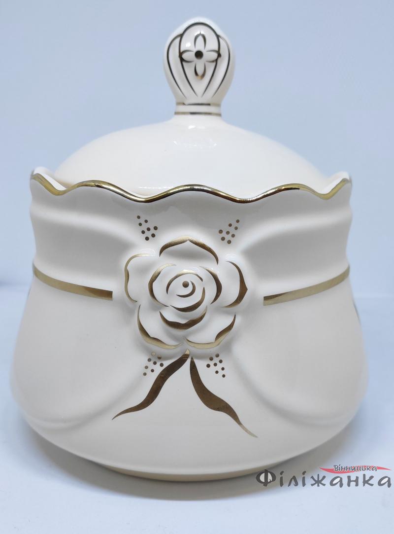 Подарунковий набір Tarlton: керамічна цукорниця "Алмаз" + чай чорний листовий Tarlton OP1 100 г (55675)