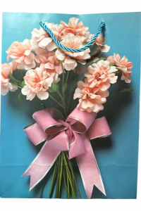 Пакет подарочный Букет 18*24*8,5 см в ассортименте (61126)