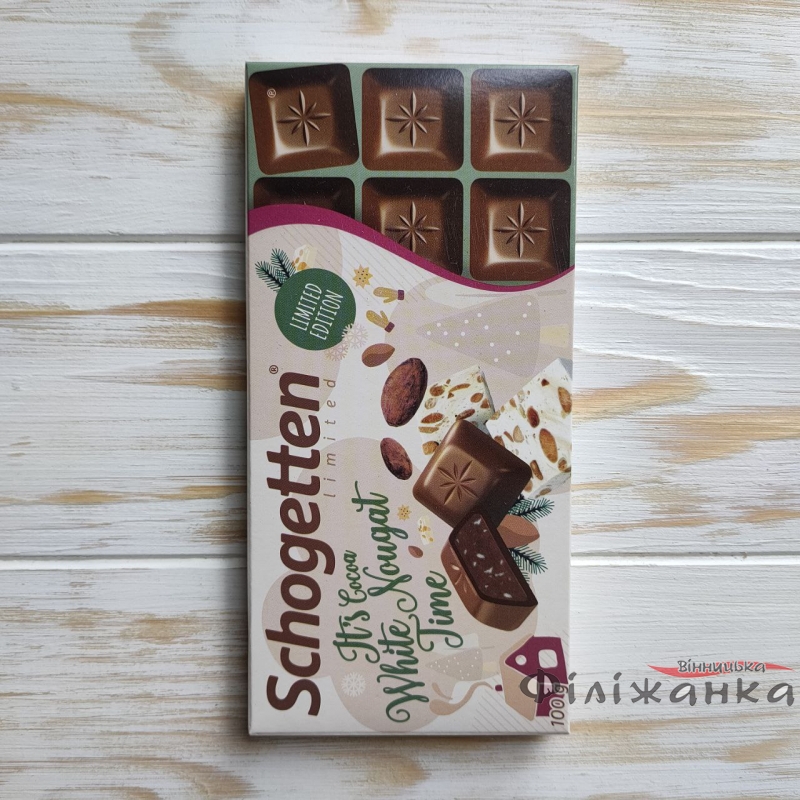 Шоколад молочний з нугою Schogetten 100 г (56328)