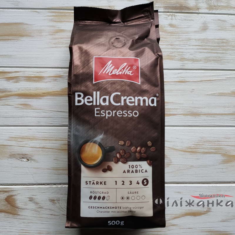 Кофе Melitta Bella Crema Espresso зерно 500 г (57103)