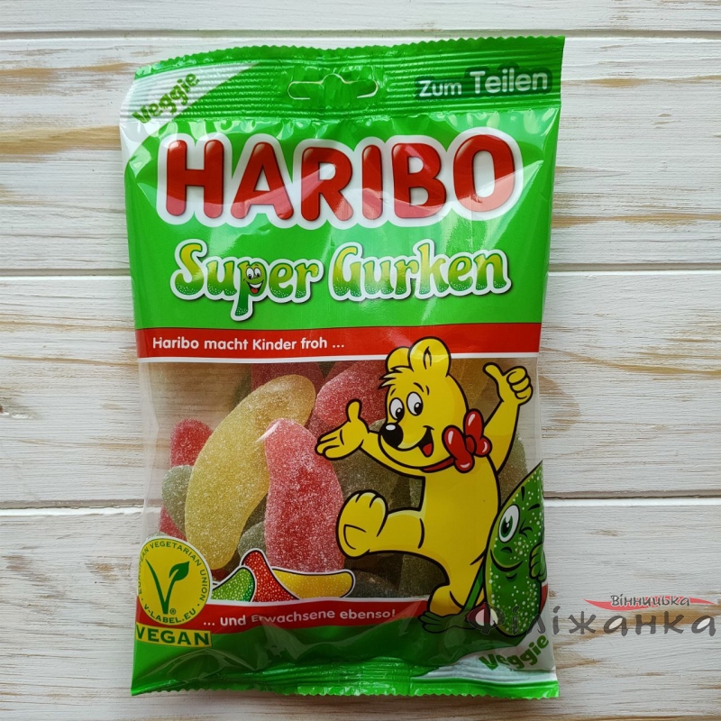 Желейные конфеты Haribo Super Gurken 200 г (57137)