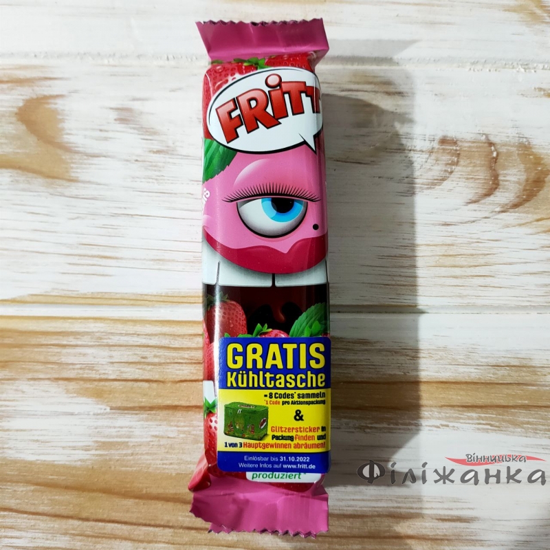 Жевательные конфеты со вкусом клубники и витамином С Fritt 70 г (57367)