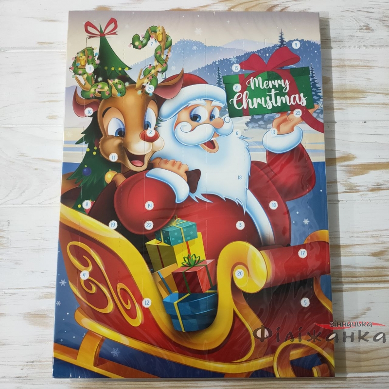 Адвент-календар Merry Christmas 75 г в асортименті (57404)