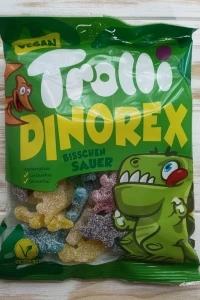 Желейні цукерки Trolli Dinorex 200 г (57496)