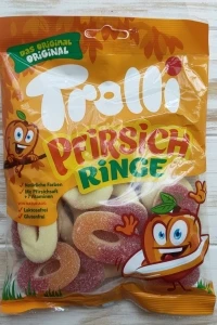 Желейні цукерки Trolli Pfirsich ringe 200 г (57494)