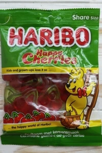 Желейні цукерки Haribo Happy Cherries 185 г (57491)
