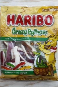Желейні цукерки Haribo Crazy Python 175 г (57490)