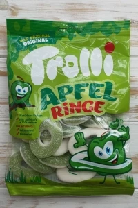 Желейні цукерки Trolli Apfel ringe 200 г (57493)