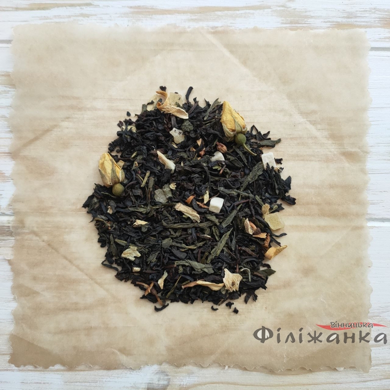 Чай "Соковитий Манго" чорний з зеленим 100 г (1568)