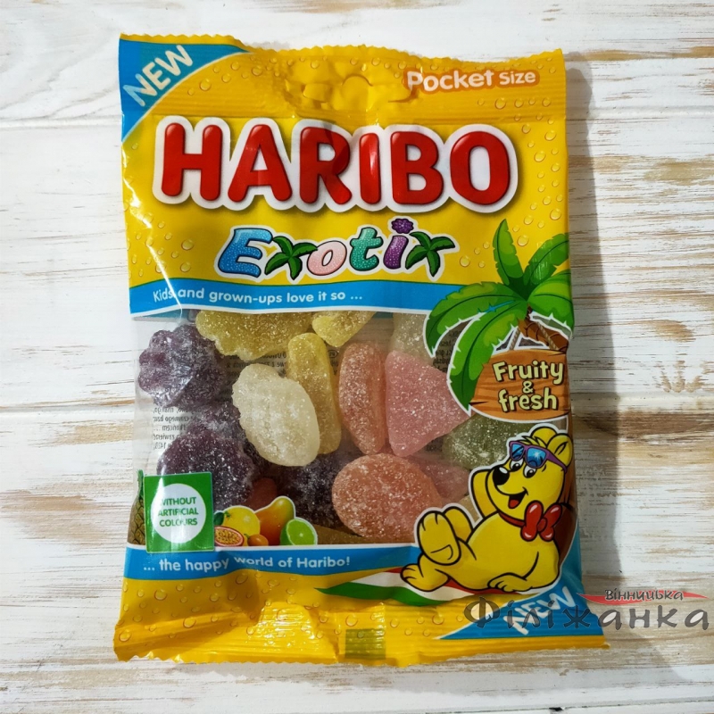 Желейні цукерки Haribo Exotix 100 г (57559)