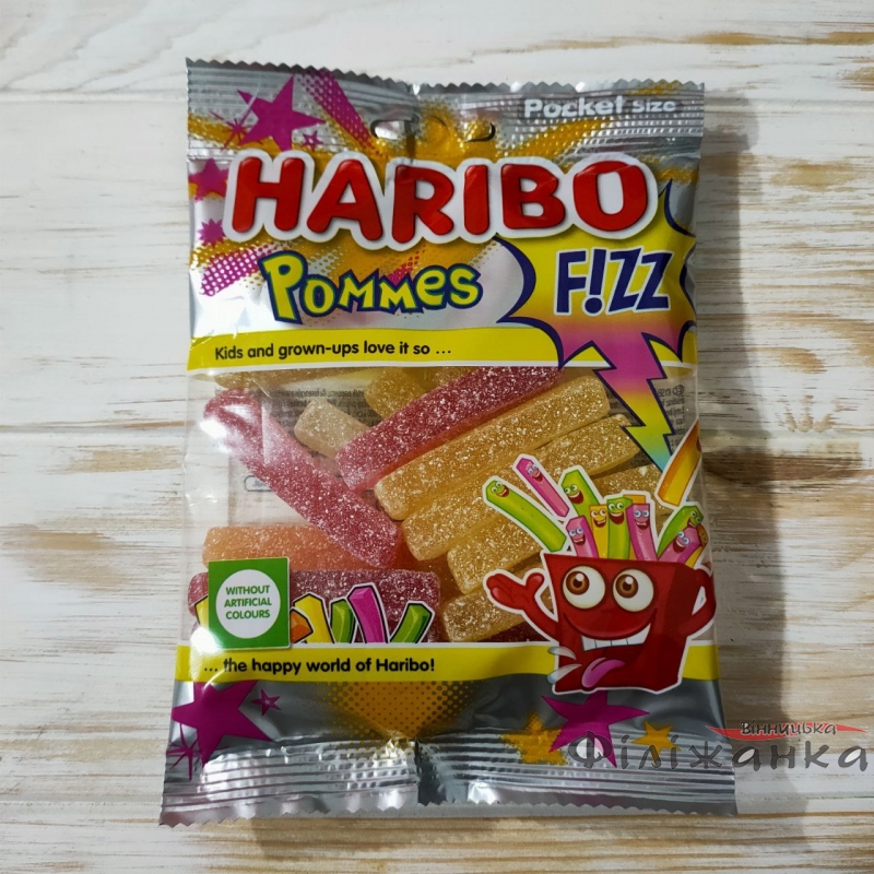 Желейні цукерки Haribo Pommes 100 г (57560)