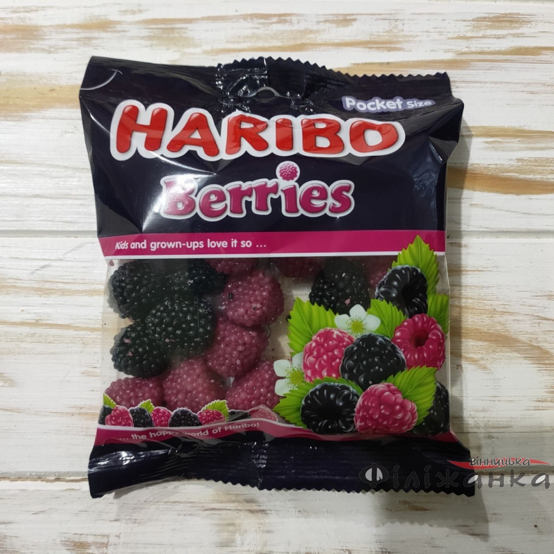 Haribo Berries желейні цукерки 100 г (57751)
